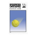 Tennis Ball in Flight postage by TekArt Tennis Ball in Flight postage