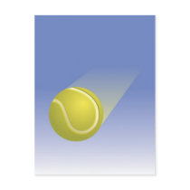 Tennis Ball in Flight postcards by TekArt Tennis Ball in Flight postcards