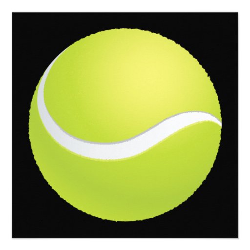 Tennis Ball Invitation
