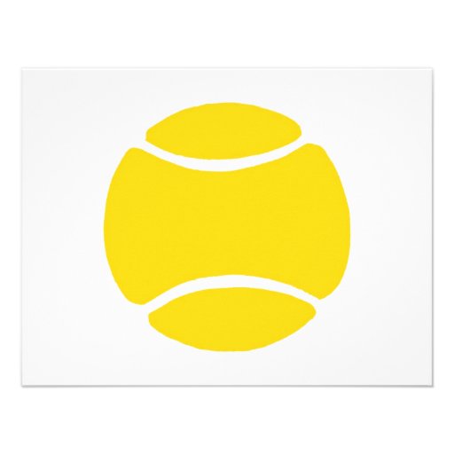 Tennis Ball Invitation