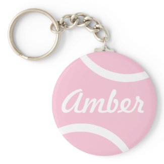 Tennis Ball zazzle_keychain