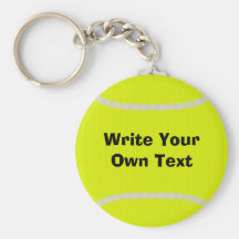 Tennis Ball Keychain