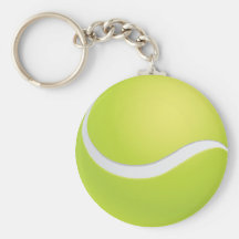 Tennis Ball Keychain
