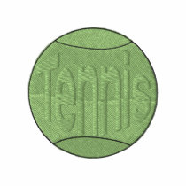 Tennis Ball Logo embroidered shirts by ZazzleEmbroidery Tennis Ball Logo embroidered shirts