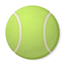 TENNIS BALL magnets by dgpaulart TENNIS BALL magnets