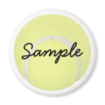 Tennis Ball Magnet by personalmatters Tennis Ball Magnet