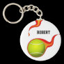 tennis ball products key chain
