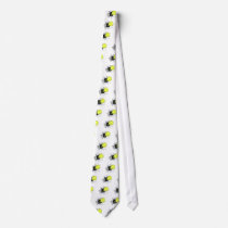 tennis ball ripping through necktie