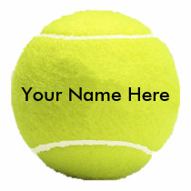 Tennis Ball Shirt Your Name Here by mikek92349 Tennis Ball Shirt Your Name Here