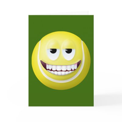 tennis smile