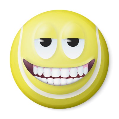 tennis smile