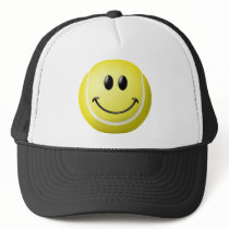 Tennis Ball Smiley Face Hat