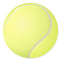Tennis Ball Sticker by postcardsfromtheedge Tennis Ball Sticker