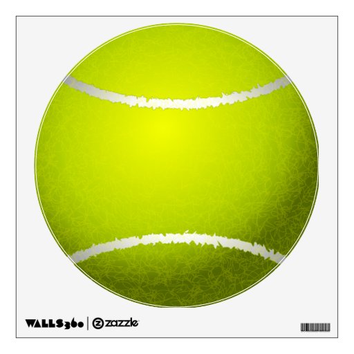 Tennis Ball Wall Decal Zazzle