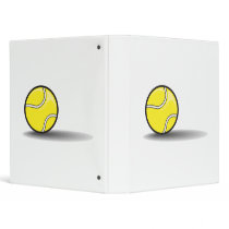tennis ball with shadow binder