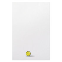 tennis ball with shadow stationery design