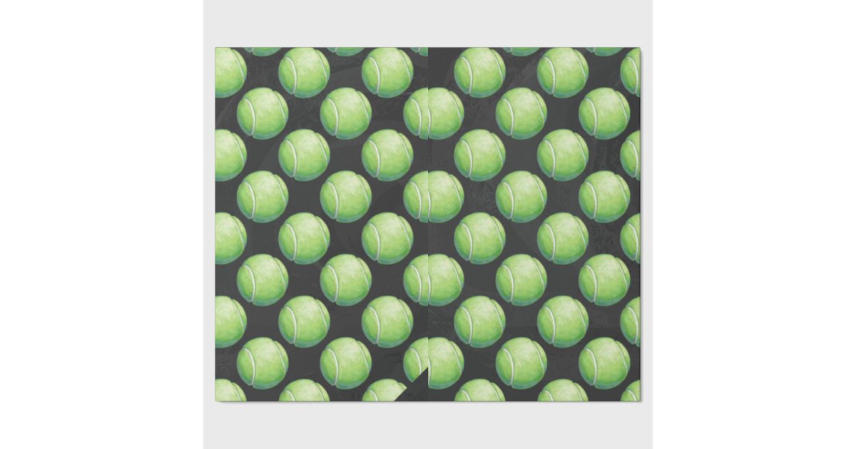 Tennis Ball Wrapping Paper Zazzle