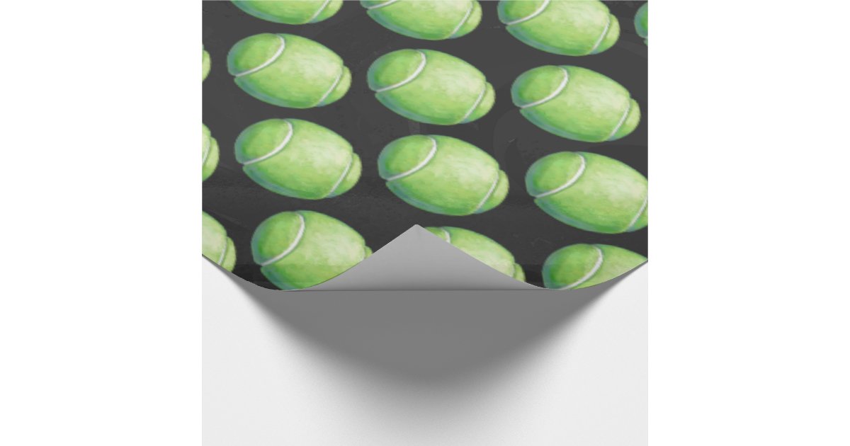 Tennis Ball Wrapping Paper Zazzle