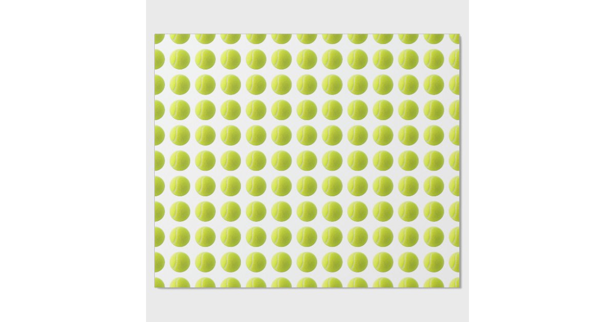 Tennis Ball Wrapping Paper Zazzle