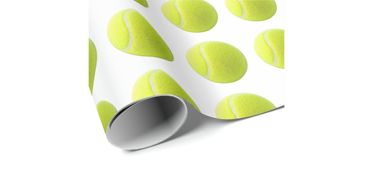 Tennis Ball Wrapping Paper Zazzle