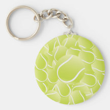 tennis balls keychain