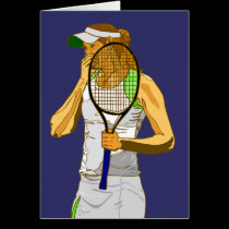 Tennis Beauty cards