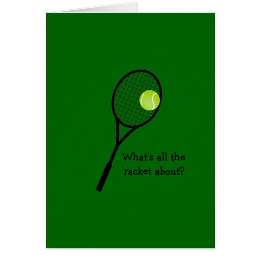 Tennis Birthday Card Zazzle