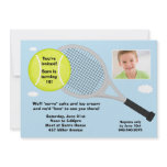 Tennis Birthday Party Invitation