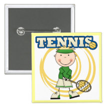 TENNIS - Blond Boy T-shirts and Gifts Pin