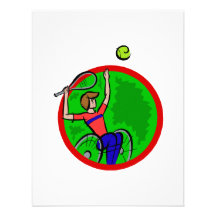 Tennis Boy Wheelchair Personalized Invitation