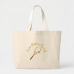 Tennis Brightens My Life Canvas Bag
