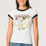 TENNIS - Brunette Girl Tshirts and Gifts
