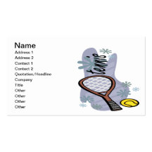 Tennis Business Cards