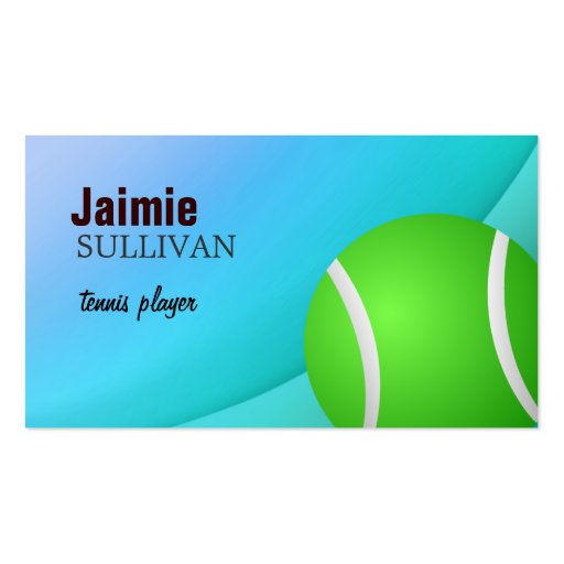 tennis Business Cards