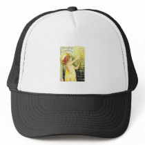 Tennis Cap: Absinthe Robette - Art Nouveau hats by VintageCabaret Tennis Cap: Absinthe Robette - Art Nouveau hats