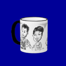 Tennis Caricatures Mug RIRC12L mugs