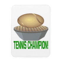 Tennis Champion Flexible Magnets
