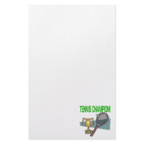 Tennis Champion Stationery