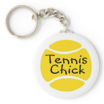 Tennis Chick Key Chains