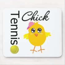 Tennis Chick Player mousepads by chicktshirts Tennis Chick Player mousepads