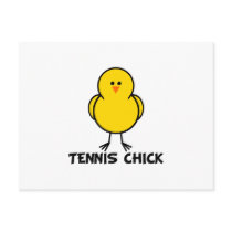 Tennis Chick postcards by chicktshirts8 Tennis Chick postcards
