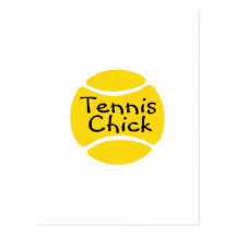Tennis Chick Postcards