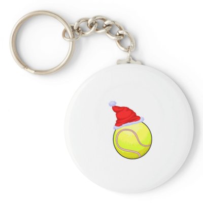 Tennis Christmas keychains