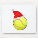 Tennis Christmas mousepads