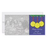 Tennis Christmas Photo Card