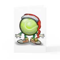 Tennis Chrsitmas cards by FunGraphix Tennis Chrsitmas cards