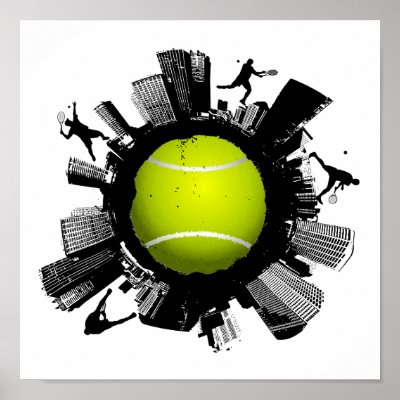 Tennis City Posters