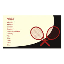 Tennis - Classic business cards