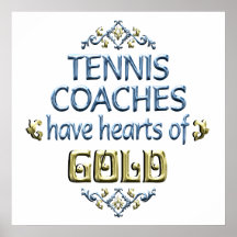 Tennis Coach Appreciation Print
