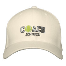 Tennis Coach Embroidered Baseball Cap